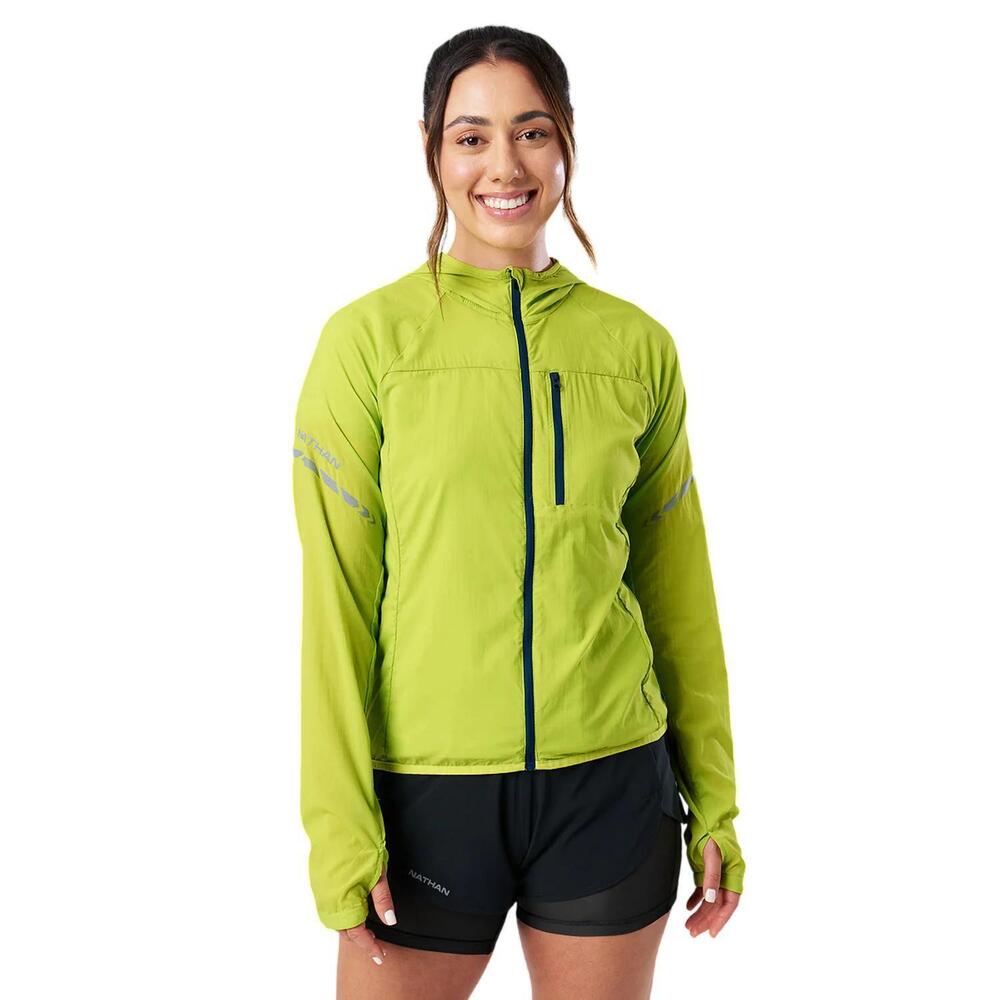 NEW NATHAN SPORTS stealth jacket 2.0 in bright lime